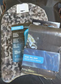 [BNIB Set] Speedo Swim Training Bundle - Camo Kickboard + Pull Buoy