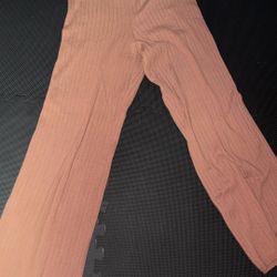 Tan Knitted Pants
