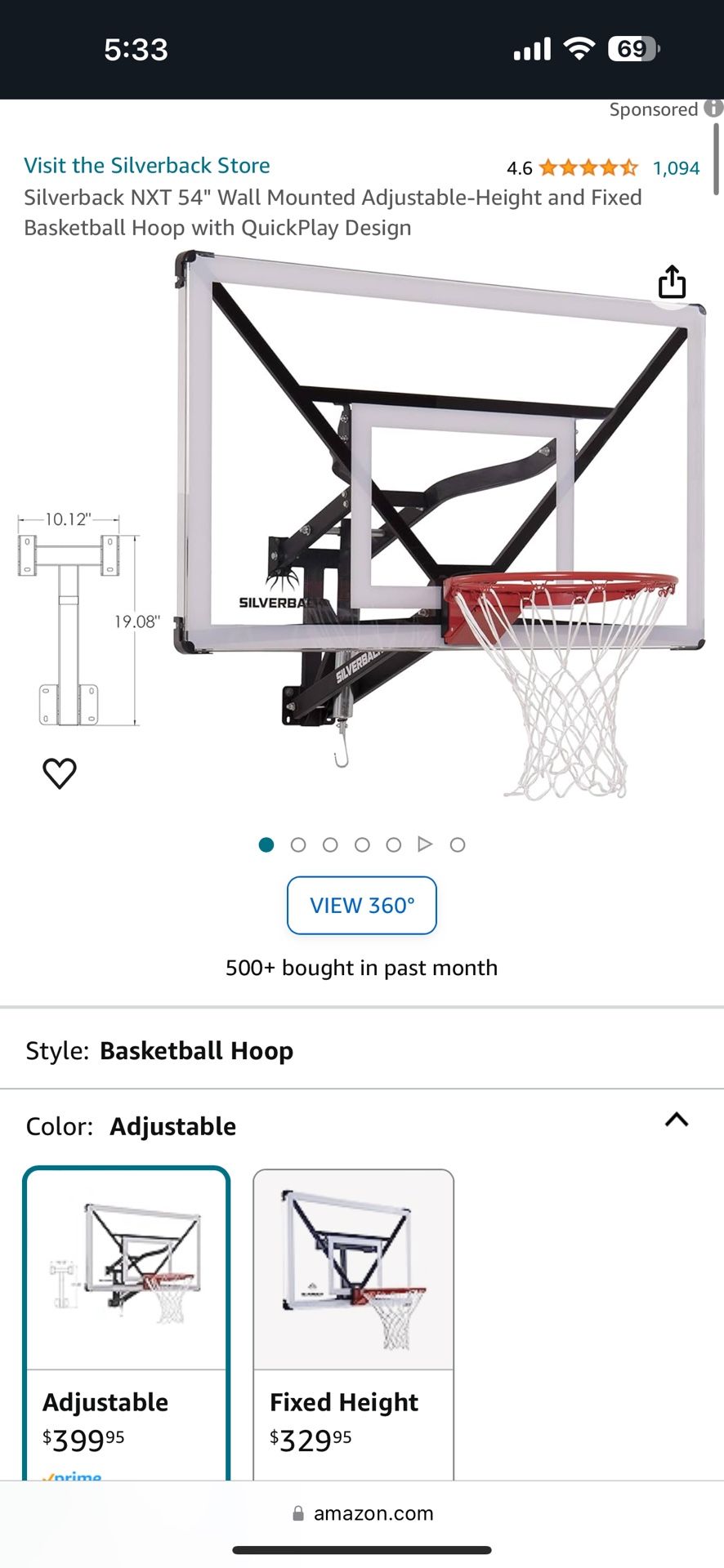 Mounting Basketball Hoop 