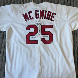 Rawlings St. Louis Cardinals Mark McGwire Baseball Jersey 