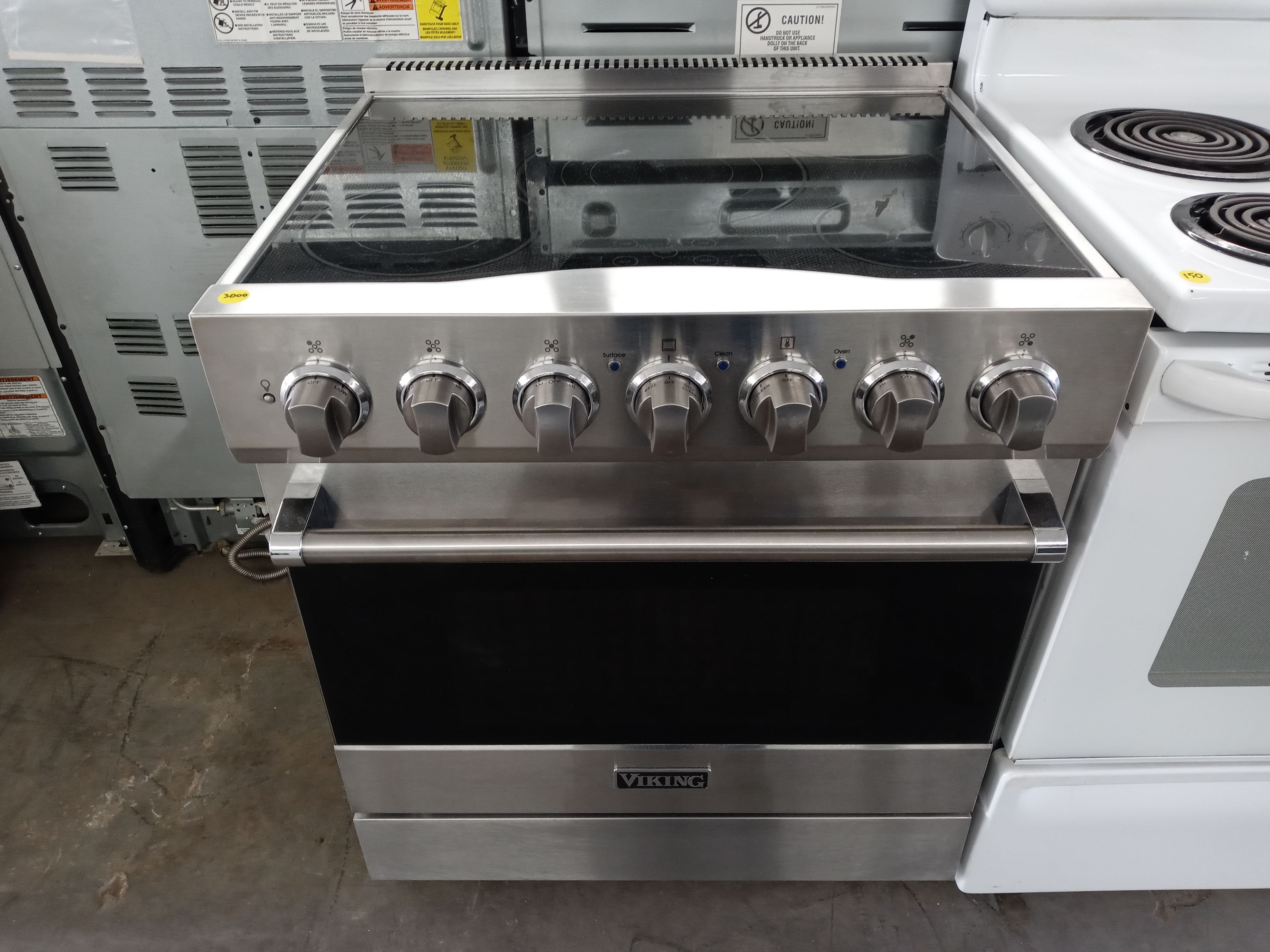 Viking 30" stainless steel slide-in range