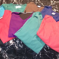 Large Scrub Top Lot!! 