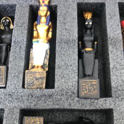 Egyptian themed chess set