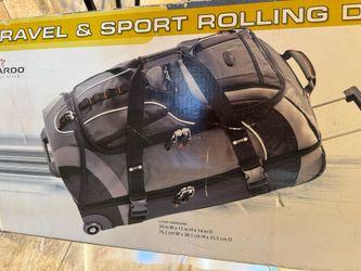 Nylon Ricardo Beverly Hills Travel/Sports Rolling Duffel Bag 