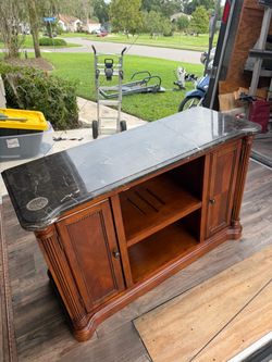 Traditional TV table. Media Console