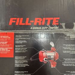 Fuel Pump Fill rite 12/24v 