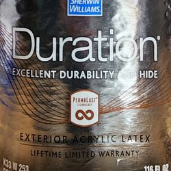 SHERWIN-WILLIAMS DURATION EXTERIOR ACRYLIC LATEX PAINT