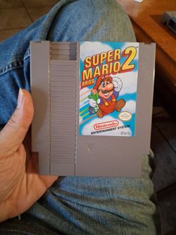 Nes Super mario bros 2 clean and tested $20.Pick up in glendale.