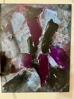 20”x24” acrylic abstract painting