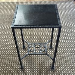Wrought Iron End Table