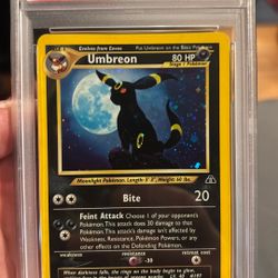 2001 Neo Discovery Umbreon HOLO PSA EX-MT 6
