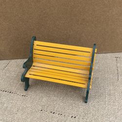 Dept 56 Wrought Iron Park Bench 52302