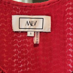 MLV Red Sequin Dress Size Small