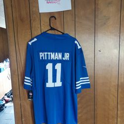 Surprise Sticker With Xl Pittman Colts Jersey