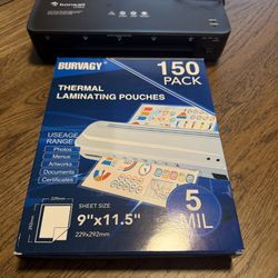 Laminator 5mil 