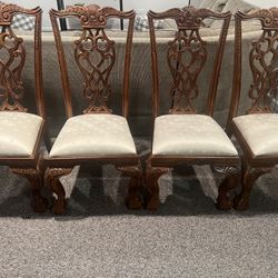 Set of 4 Antique Style Dining Chairs