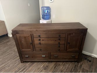 Solid wood dresser