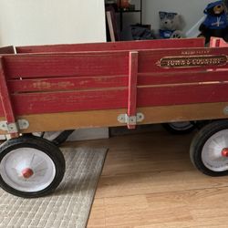 Original Radio Flyer Town And Country Wagon. 