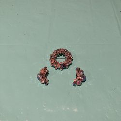 Vintage Pin and Clip On Earrings 