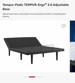 Ajustable bed king size Tempur Pedic 3.0