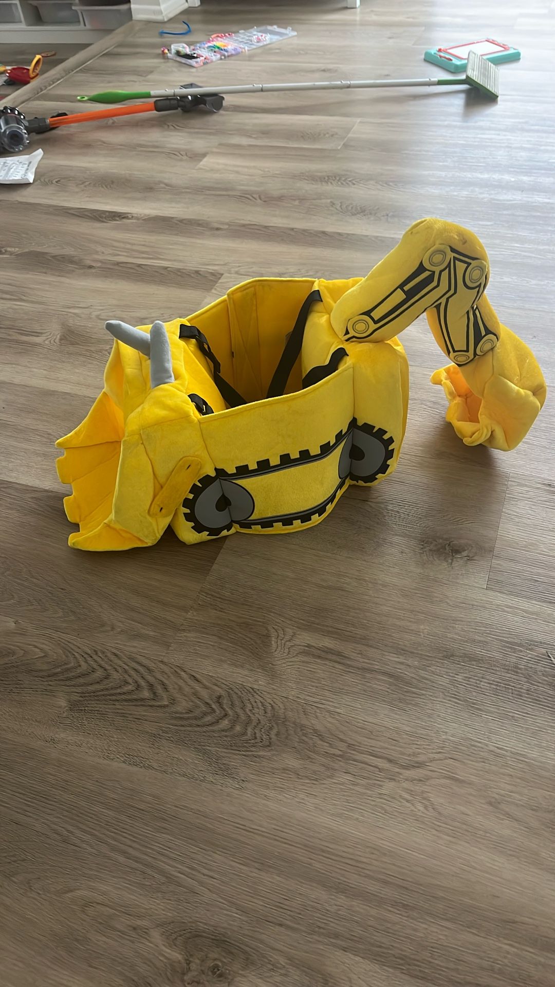 Excavator Digger Halloween Costume For Kids