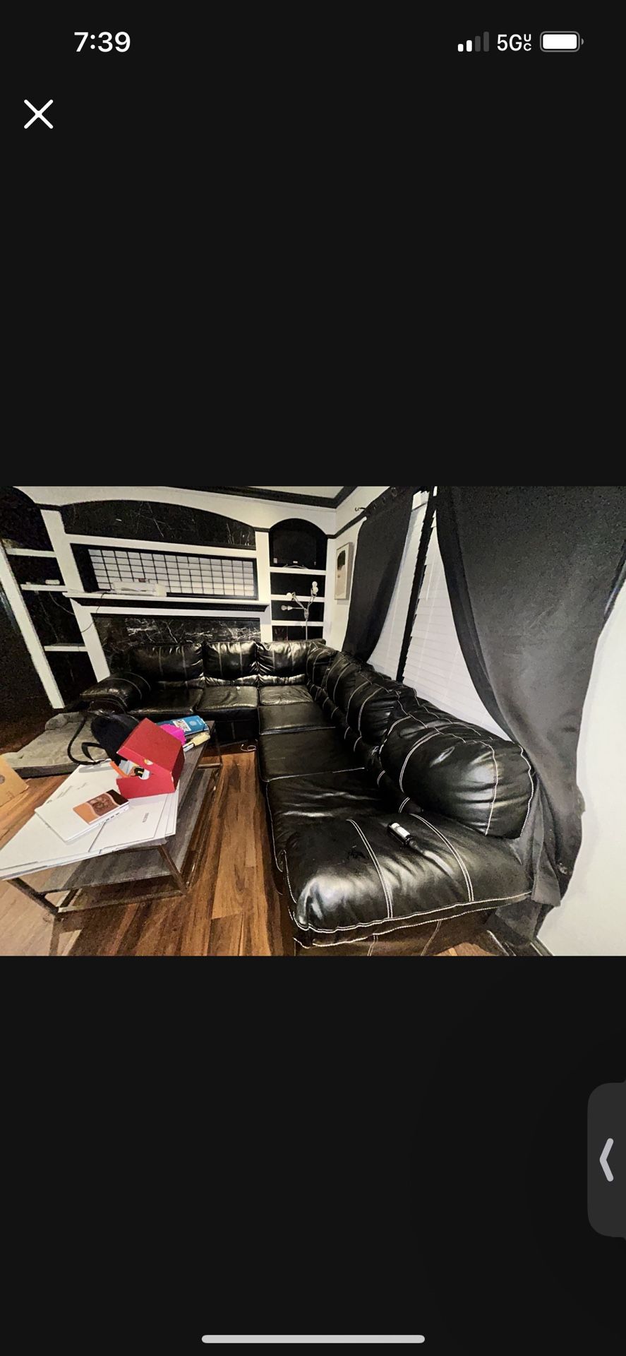 Black Sectional