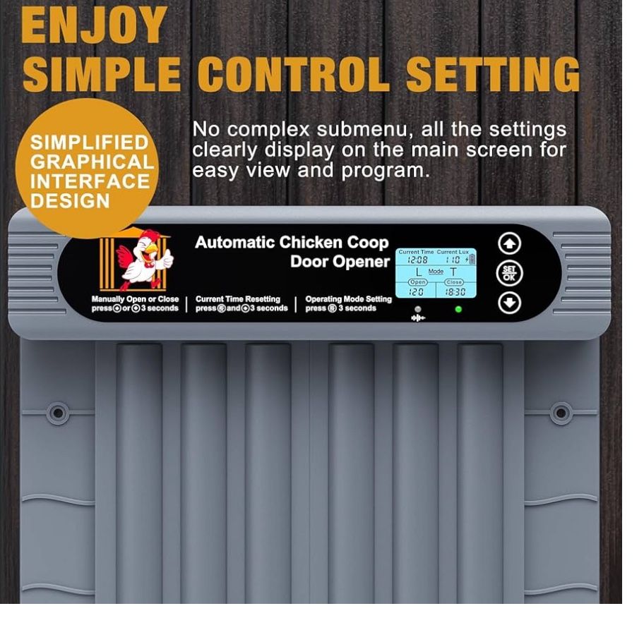 Automatic Solar Chicken Coop Door 