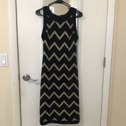 Golbary Black And Gold Dress 