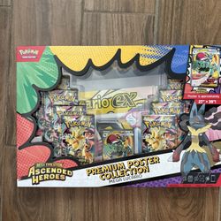 Pokemon TCG Ascended Heroes Premium Poster Collection Mega Lucario