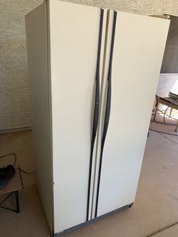 Old Side by Side Refrigerator Freezer