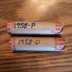 1958 Wheat Pennies 