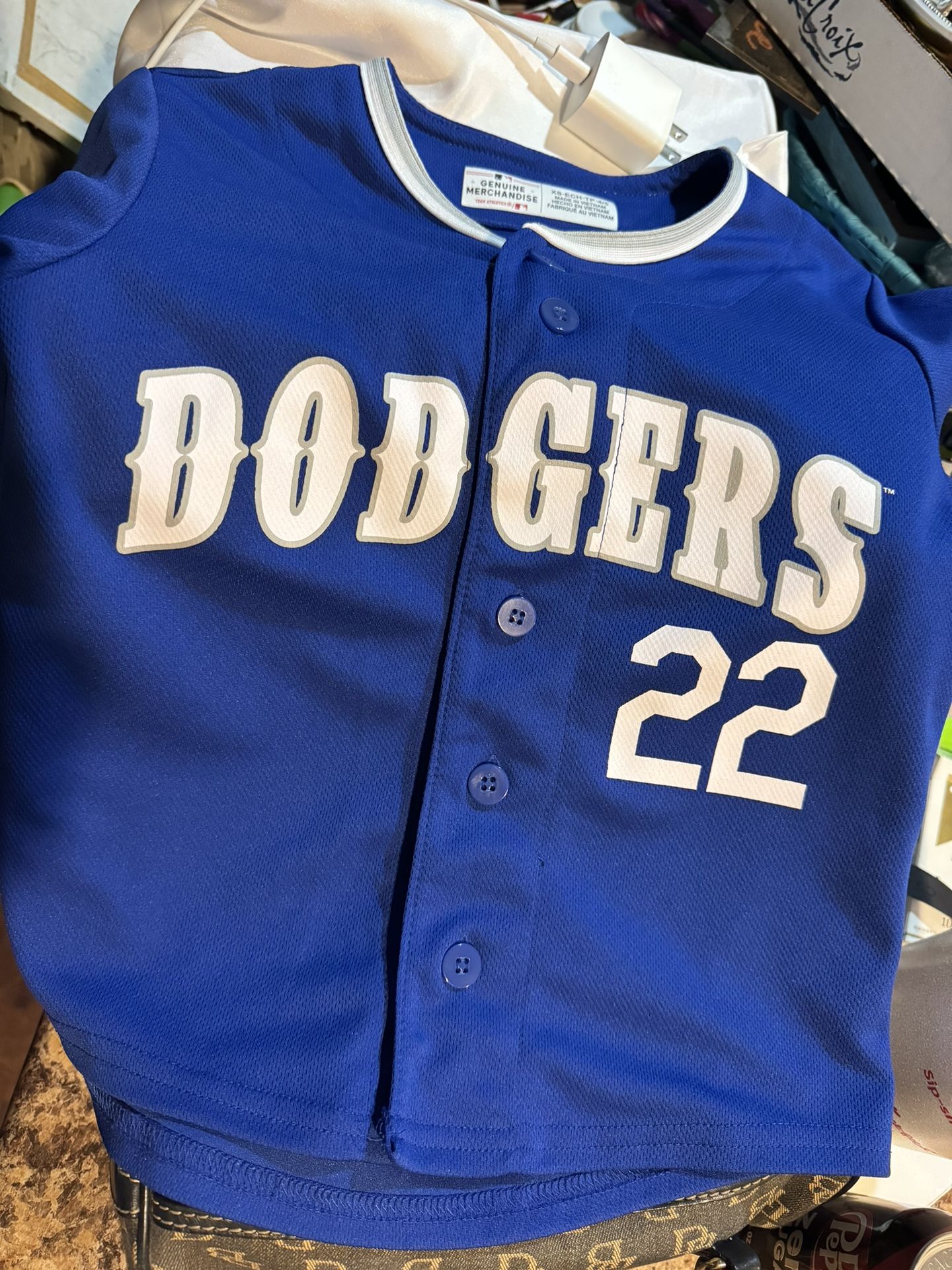 Dodgers Number 22 Kershaw LA Dodgers, Los Angeles, Toddlers Kids