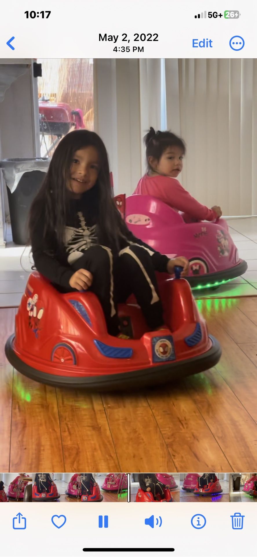 Children’s Bumper Cars. Spider-Man Price Reduced To $85