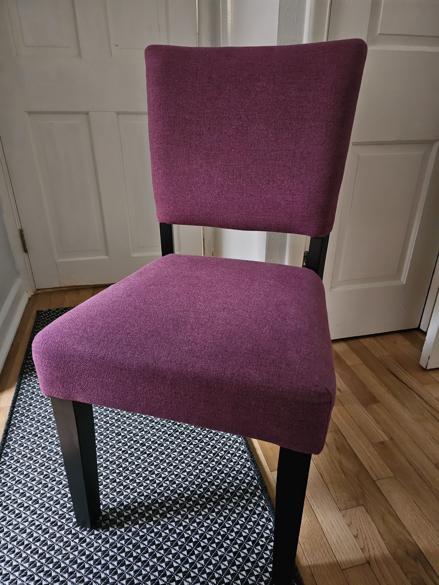Set of 4 Modern Purple Dining Chair