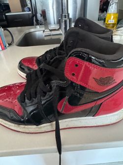 air jordan 1 retro high of  patent bred