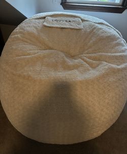 Lovesac Moviesac W/Limited Edition Fur Cover