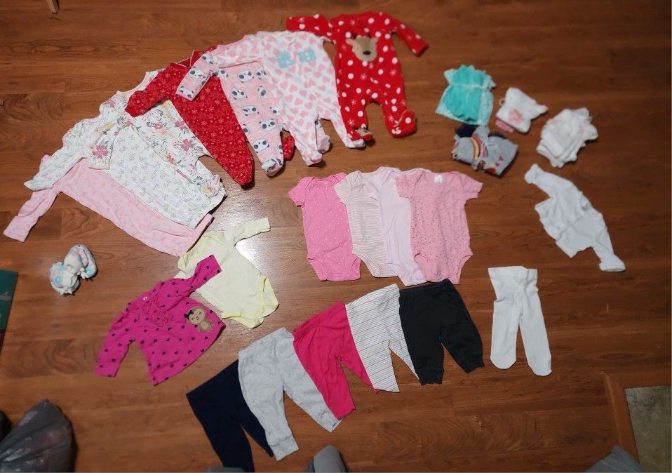 0-3m & 3m Girl Clothes