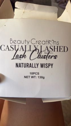 10pc Natural wispy Clusters