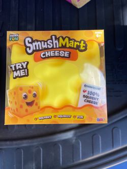 Crazy Fun SmushMart Cheese Squishy Toy