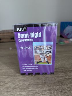 Brand New 50pk Semi Ridgid Card Sleeves