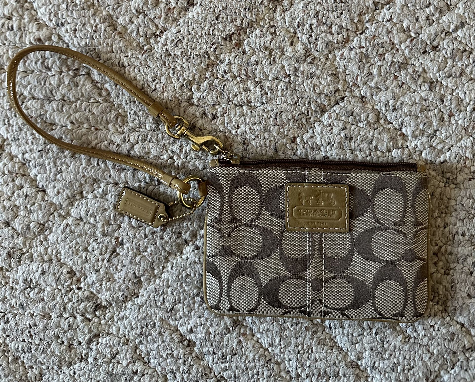 Coach Signature Wristlet
