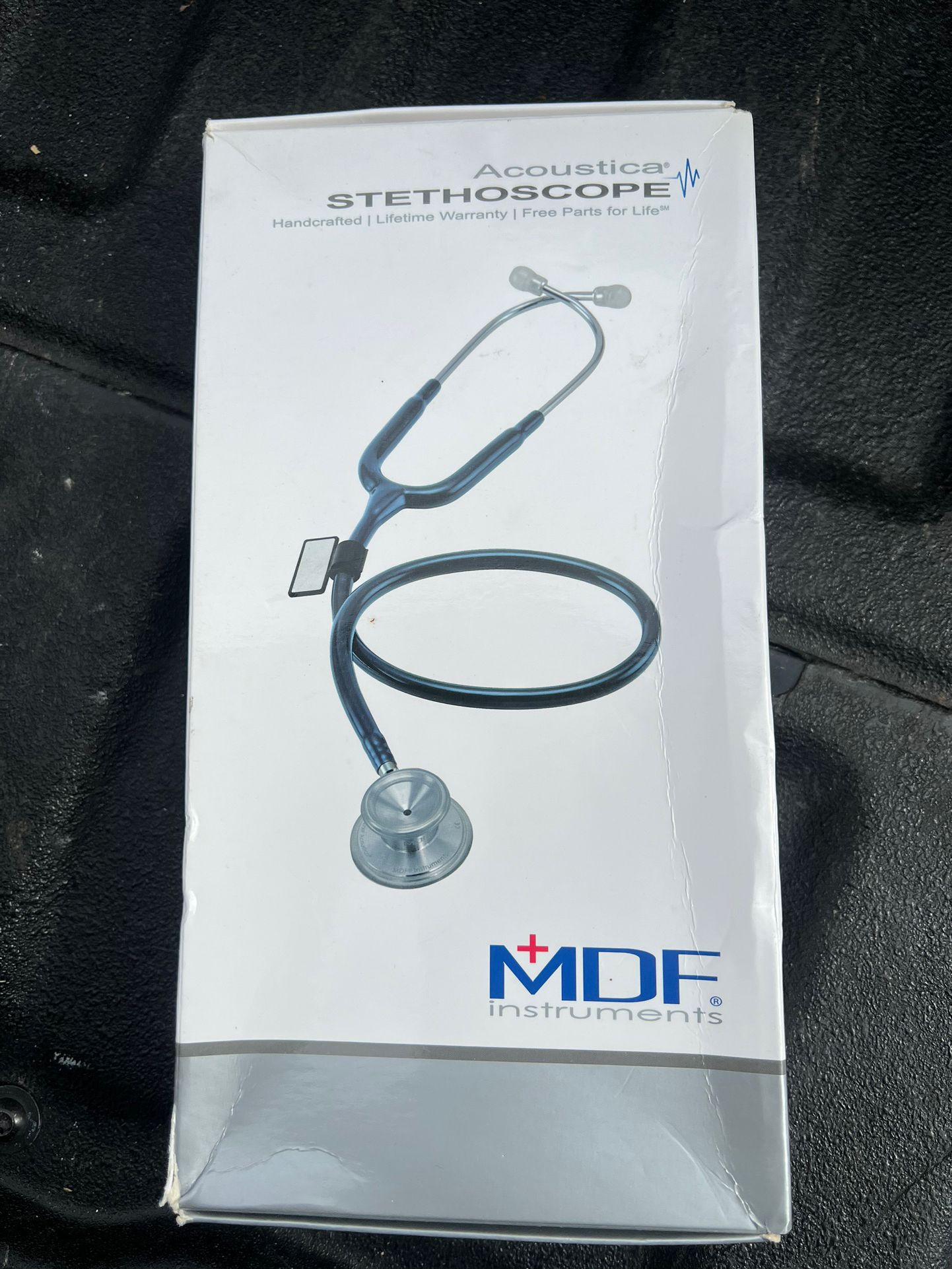 MDF Acoustica Lightweight Stethoscope, Adult, Dual Head, Free-Parts-for-Life,