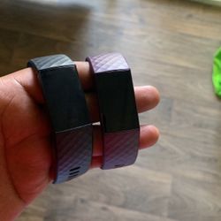 Almost Brand New Fitbit Charge 4(black, Purple)