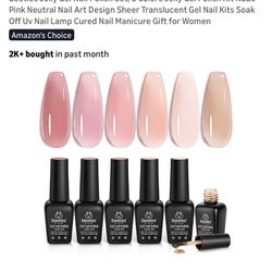 Beetles 6pc gel nail Polish Sets 