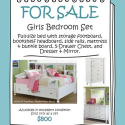 Girls Bedroom Set