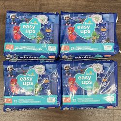 Pampers Easy Ups Diapers Boys Jumbo 3T-4T