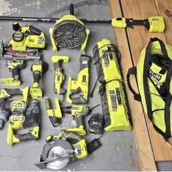 Ryobi Tool Lot