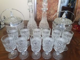 Vintage glassware set