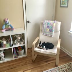 IKEA Chair And Ottoman