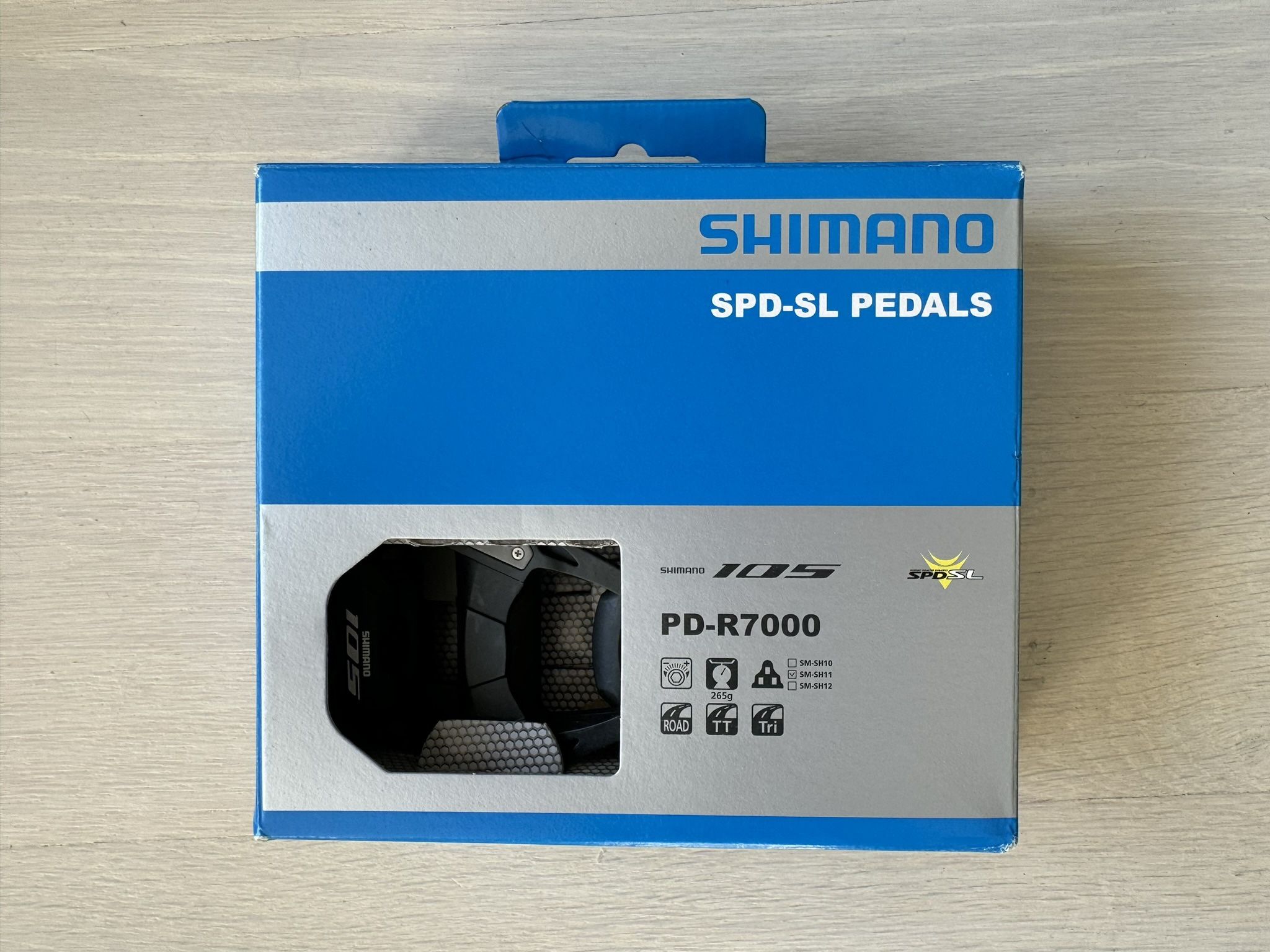 Brand New Shimano 105 PD-R7000 Carbon SPD-SL Clipless Road Bike Pedals